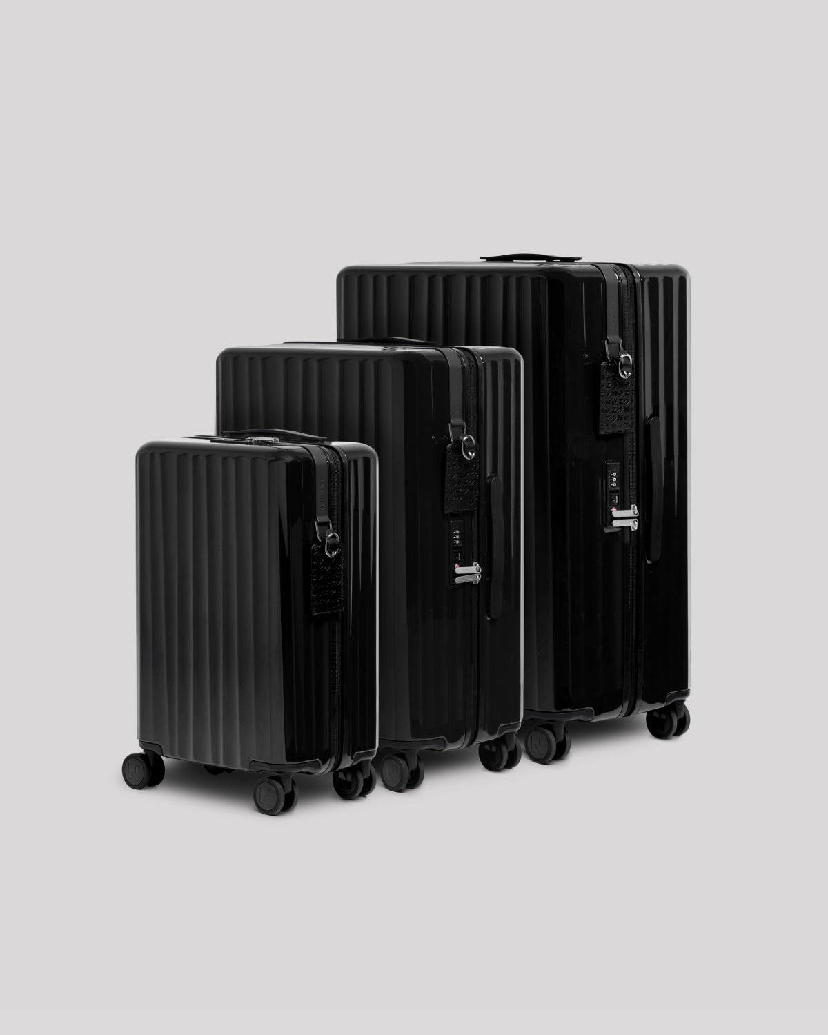 Charcoal Black - Bold Cabin Bag V2 + Bold Check-In (M) Bag V2 - Bold Check-In (L) Bag V2 Bundle